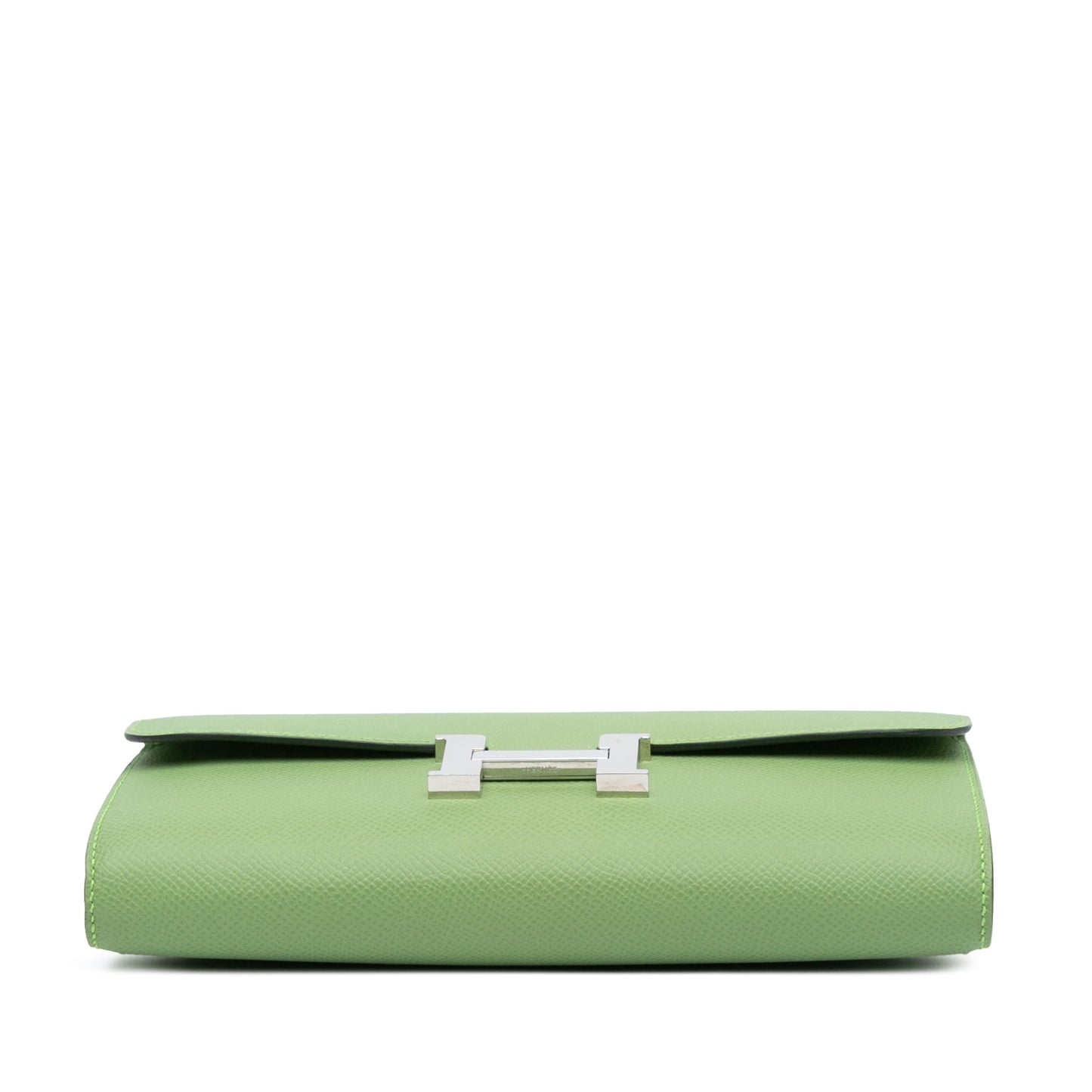 Hermès Epsom Constance Long To Go Wallet Green