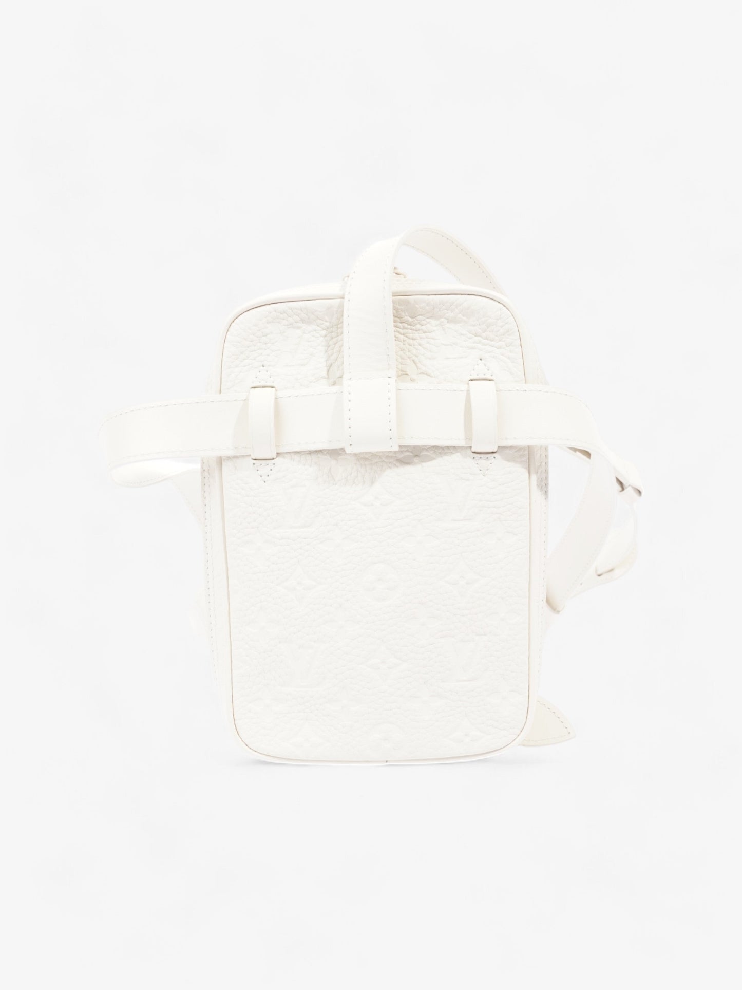 Louis Vuitton Utility Side Bag White Empreinte Leather