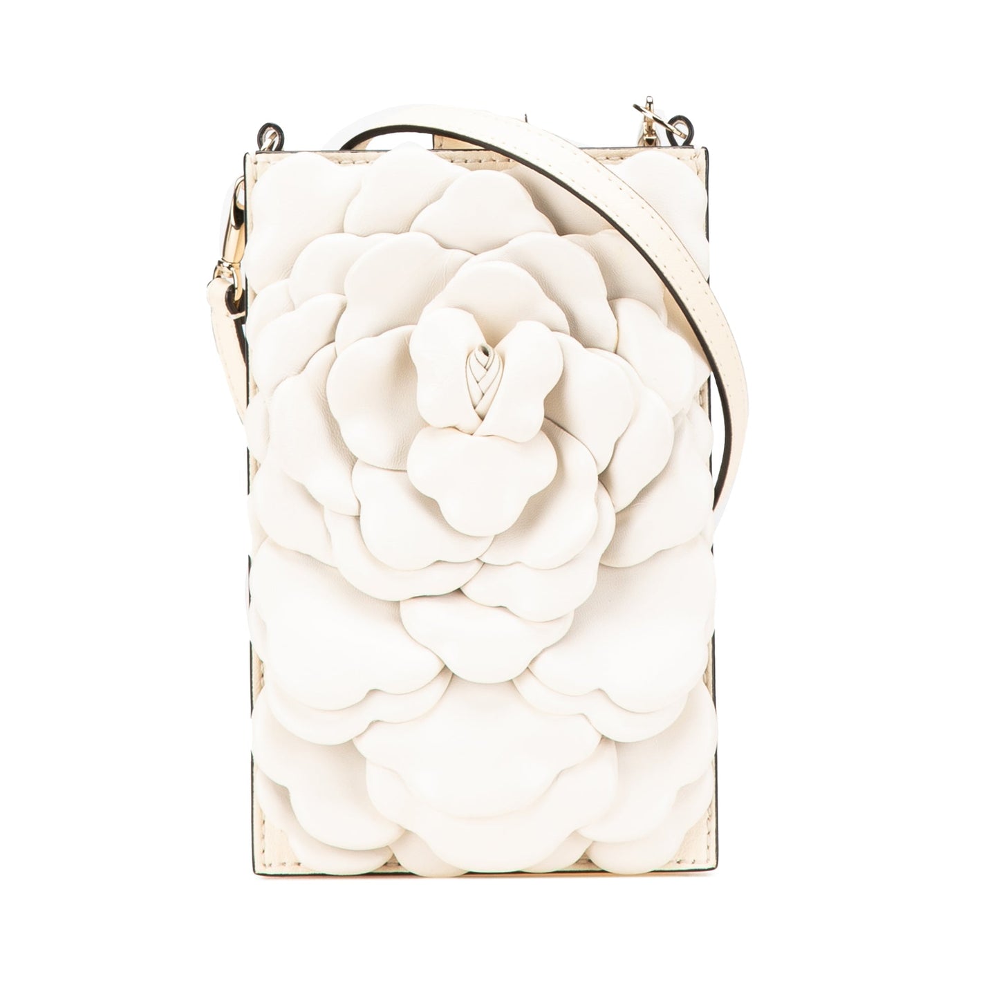 Valentino Nappa Atelier 03 Rose Edition Messenger Bag White