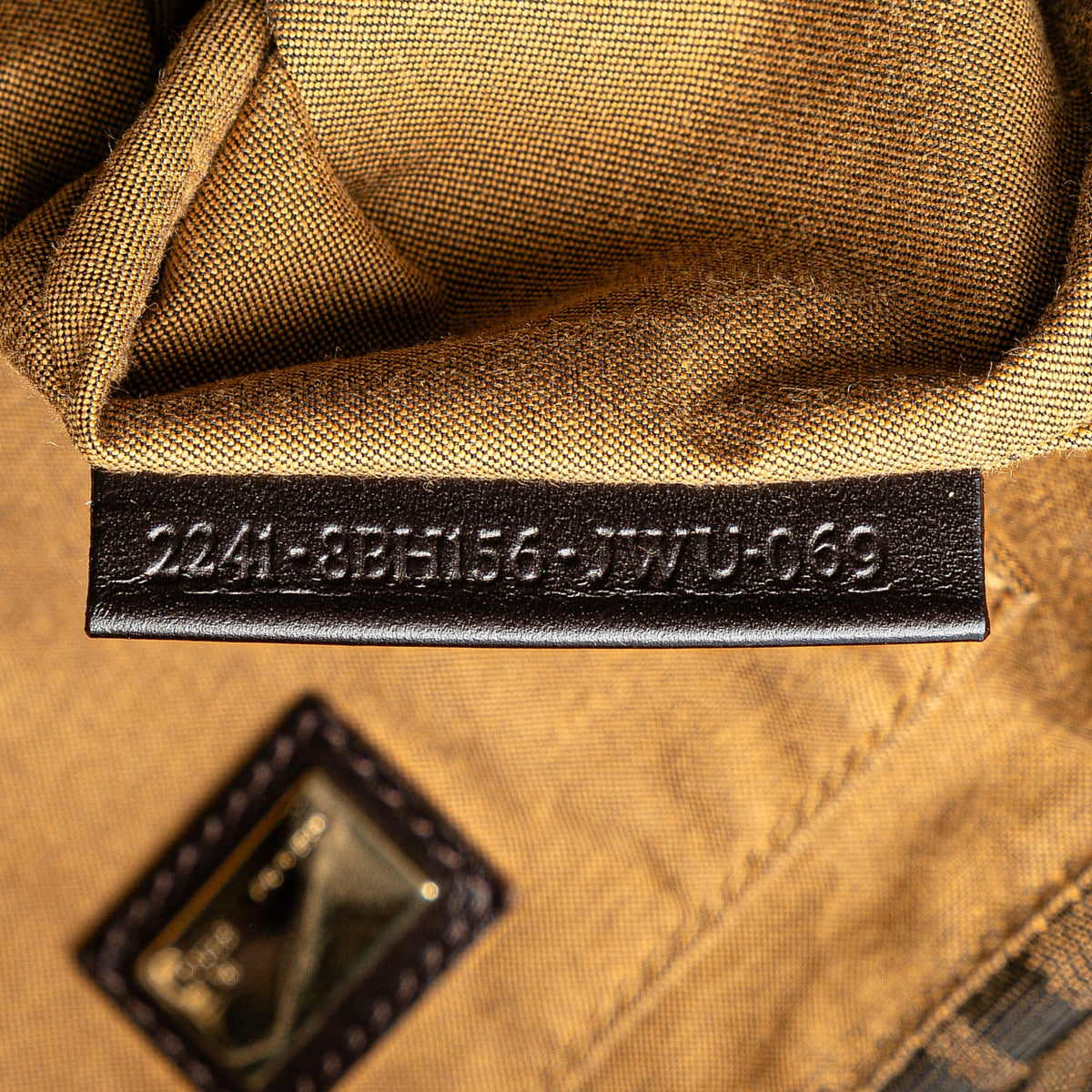 Fendi Zucca Canvas Chef Tote Brown