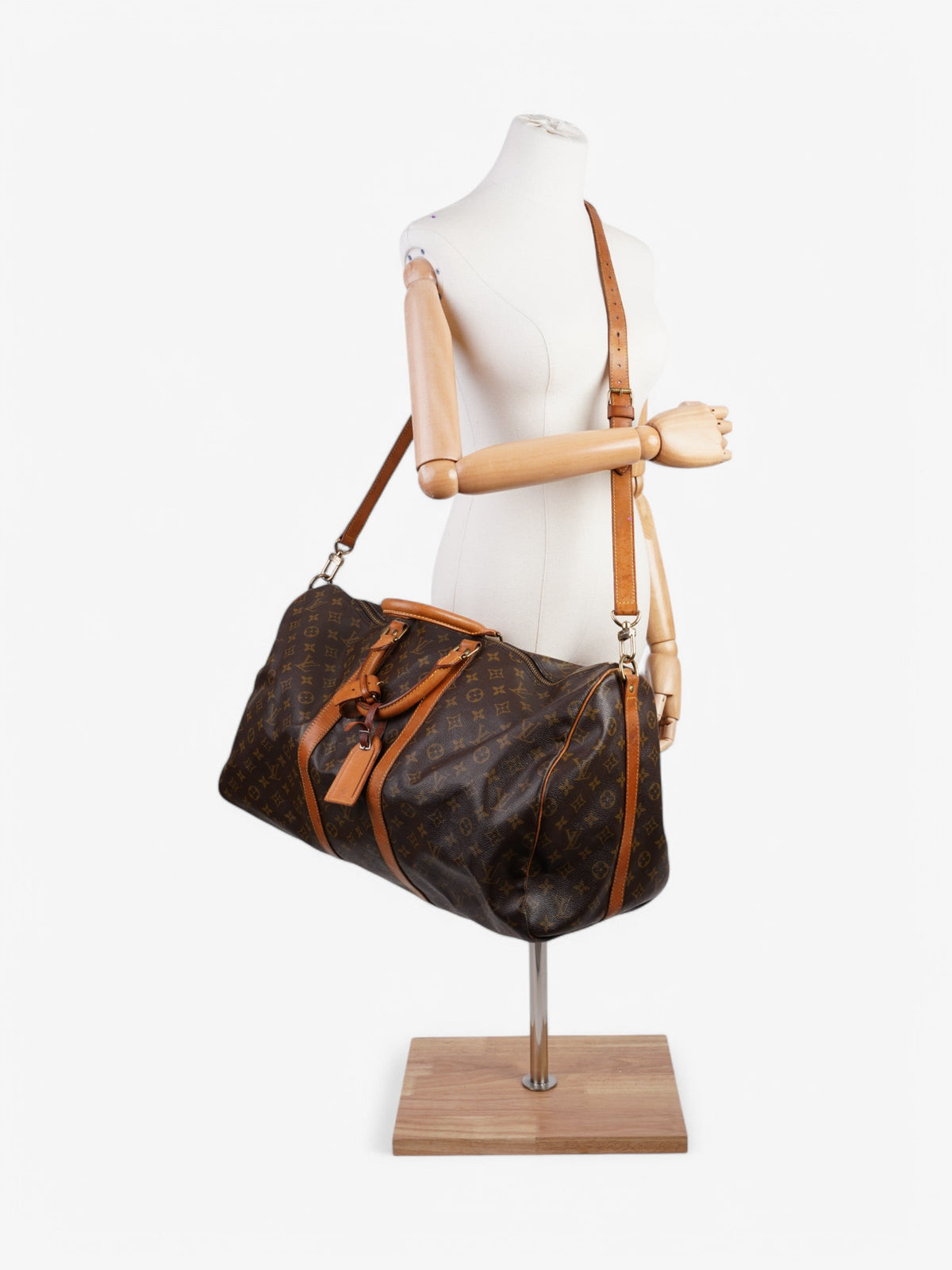 Louis Vuitton Keepall Bandouliere Monogram Coated Canvas 55