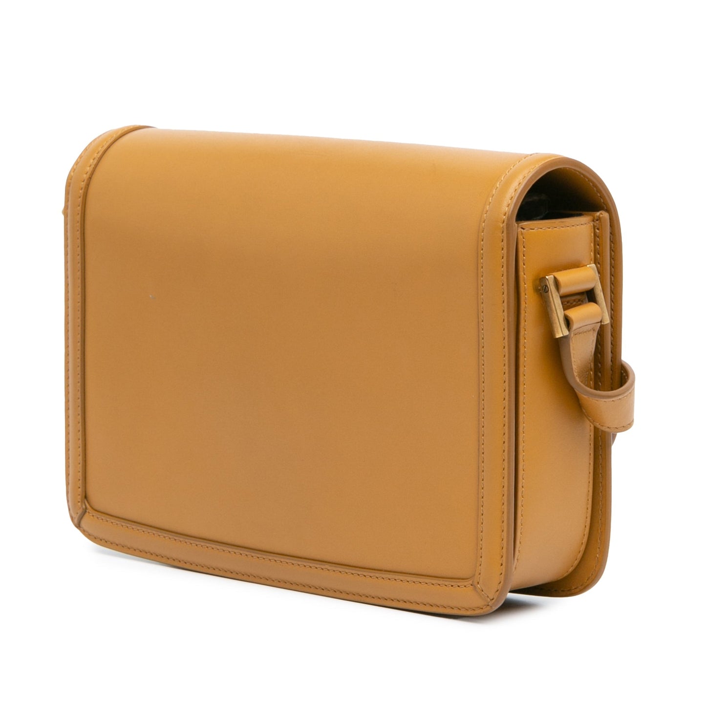 Saint Laurent Medium Leather Solferino Satchel In Box Brown