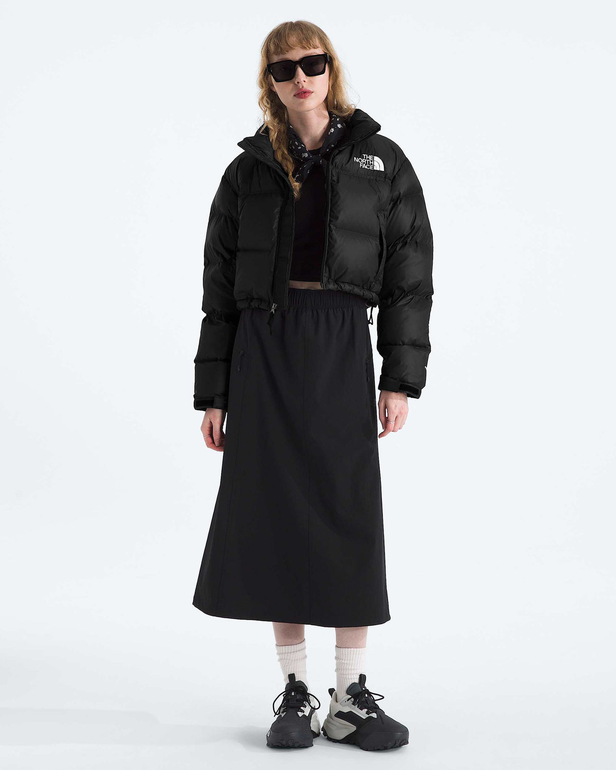 The North Face Nuptse Short Jacket - TNF Black / Recycled Down