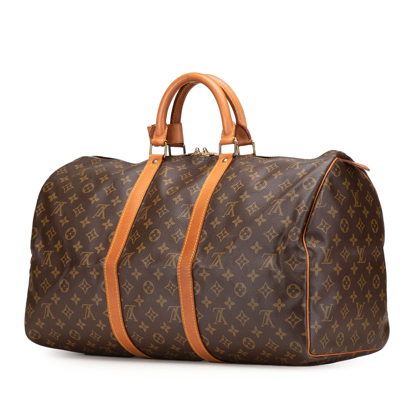 Louis Vuitton Monogram Keepall 50 Brown