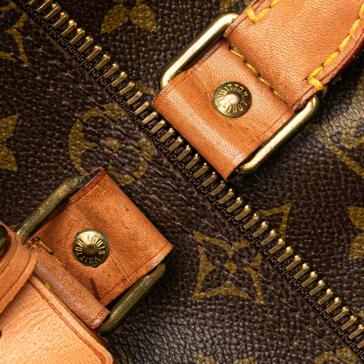 Louis Vuitton Monogram Keepall 50 Brown
