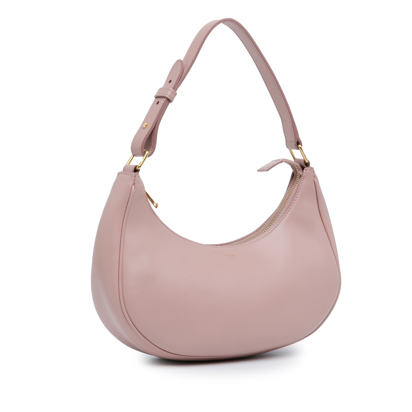 Celine Leather Ava Shoulder Bag Pink
