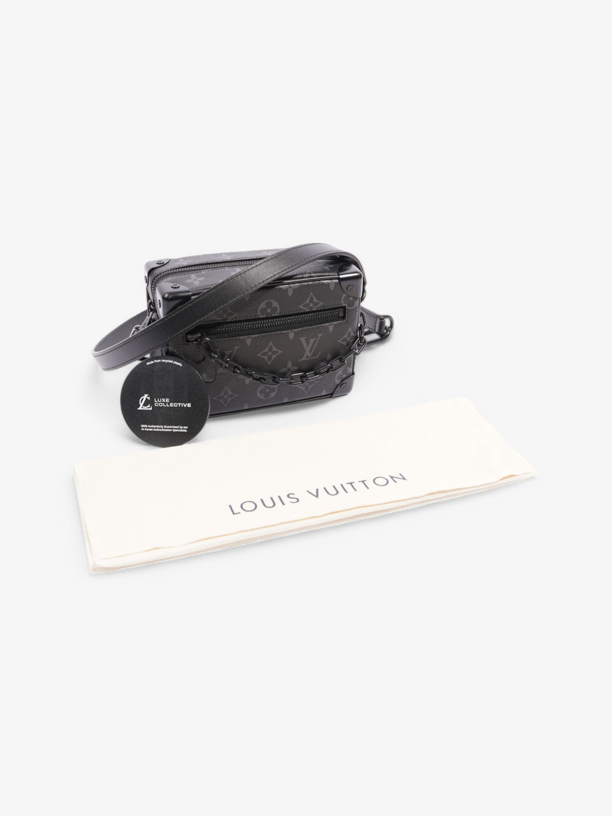 Louis Vuitton Soft Trunk Monogram Eclipse Coated Canvas Mini