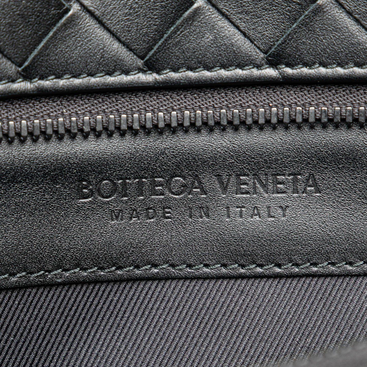 Bottega Veneta Medium Calfskin Intrecciato Document Case Black