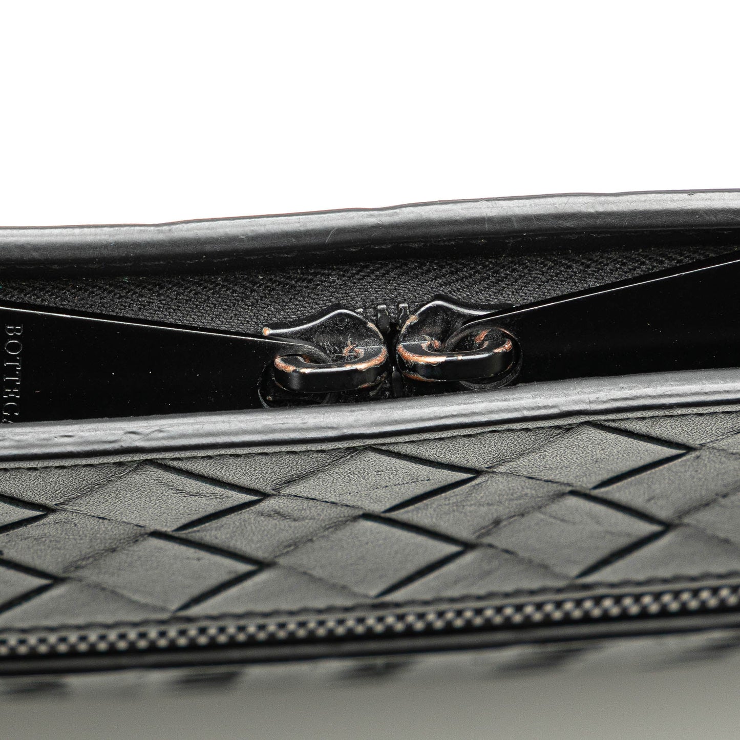 Bottega Veneta Medium Calfskin Intrecciato Document Case Black