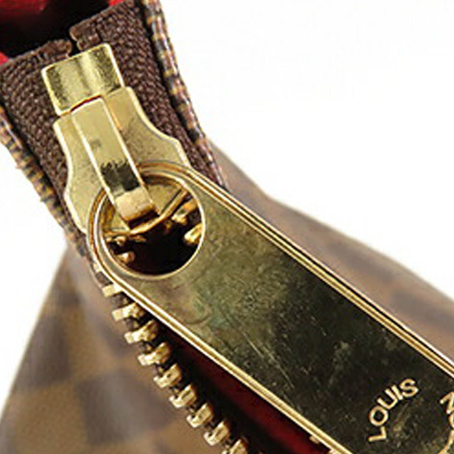 Louis Vuitton Damier Ebene Saleya PM Brown