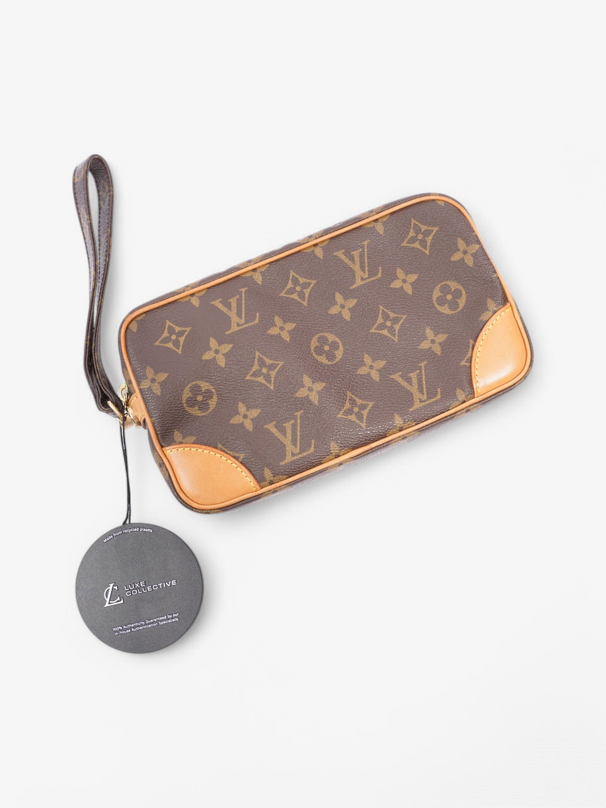 Louis Vuitton Clutch Monogram Coated Canvas