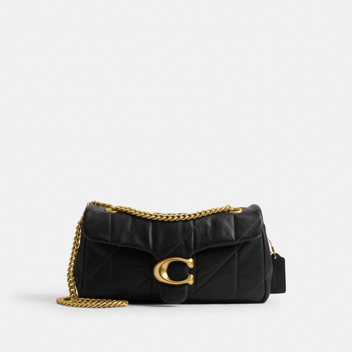 Coach Tabby Shoulder Bag 26 Quilted - Brass/Black