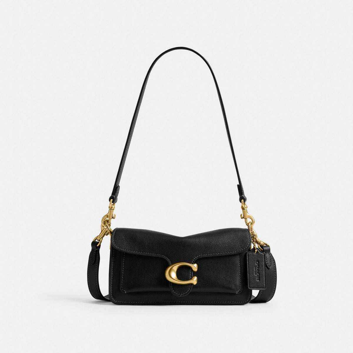 Coach Soft Tabby Shoulder Bag - Brass/Black