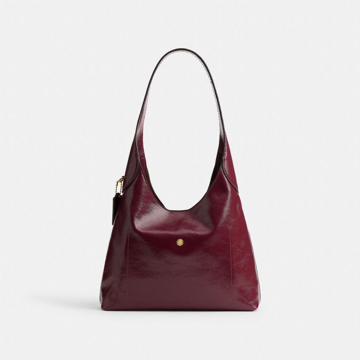 Coach Brooklyn Shoulder Bag 28 - Brass/Dark Cherry