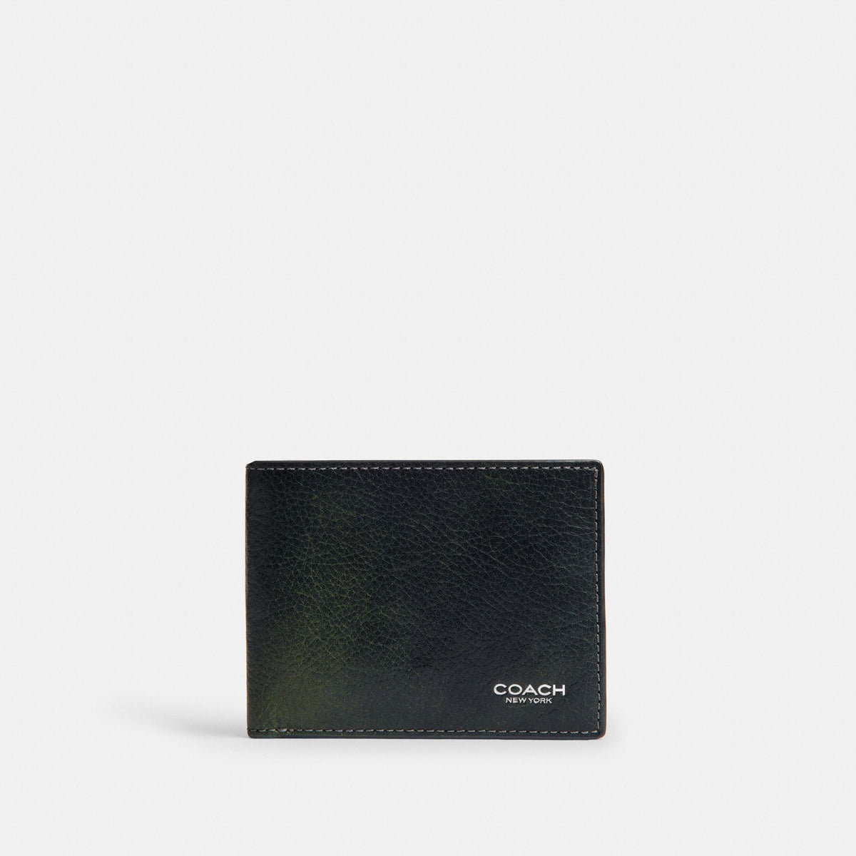 Coach Slim Billfold Wallet (men) - Navy/Green