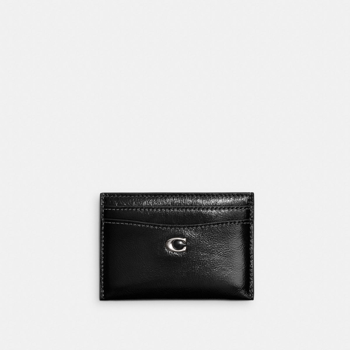 Coach Essential Card Case - Silver/Black