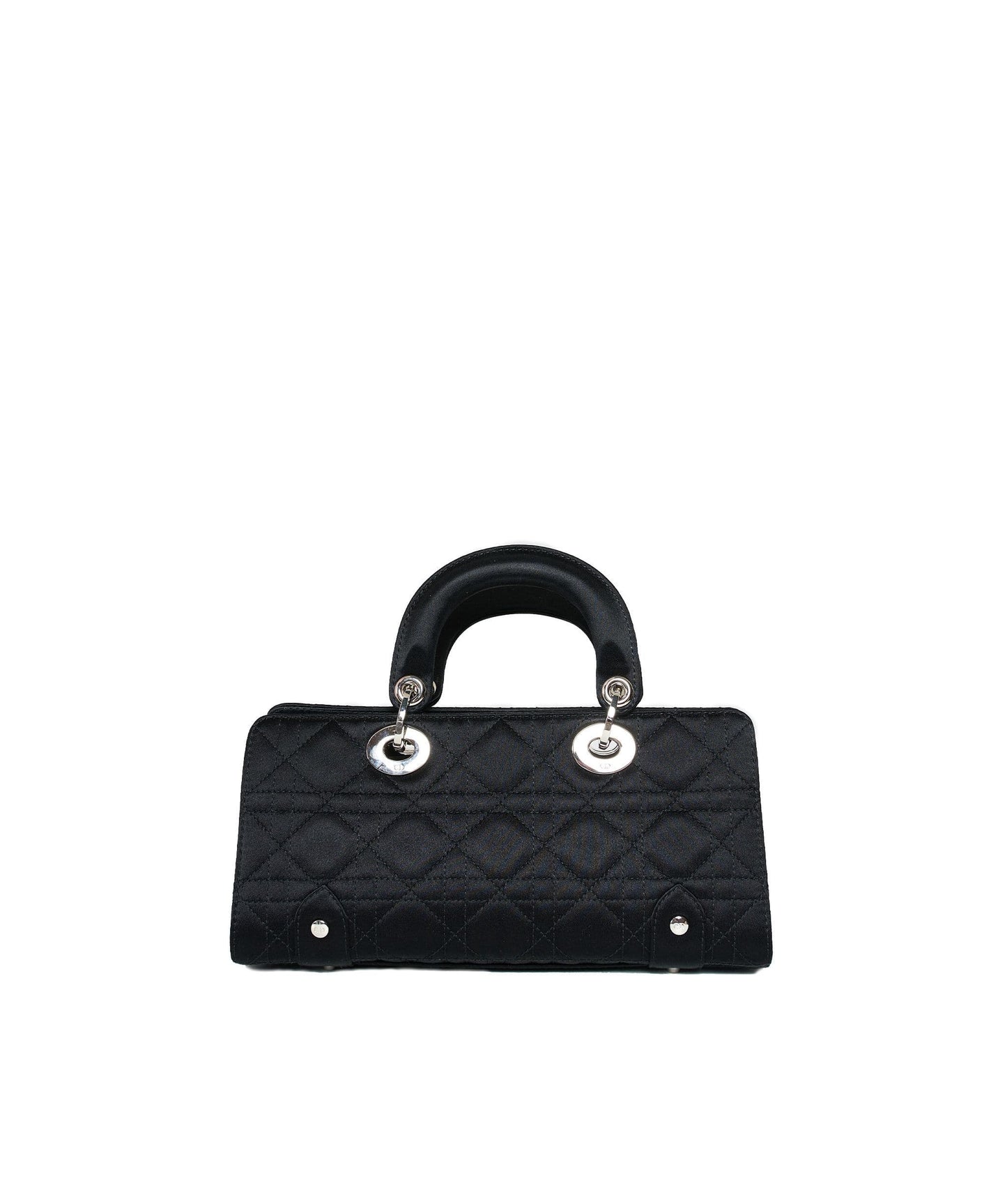 Christian Dior Black Cannage Top Handle Bag GHW  AGL1036
