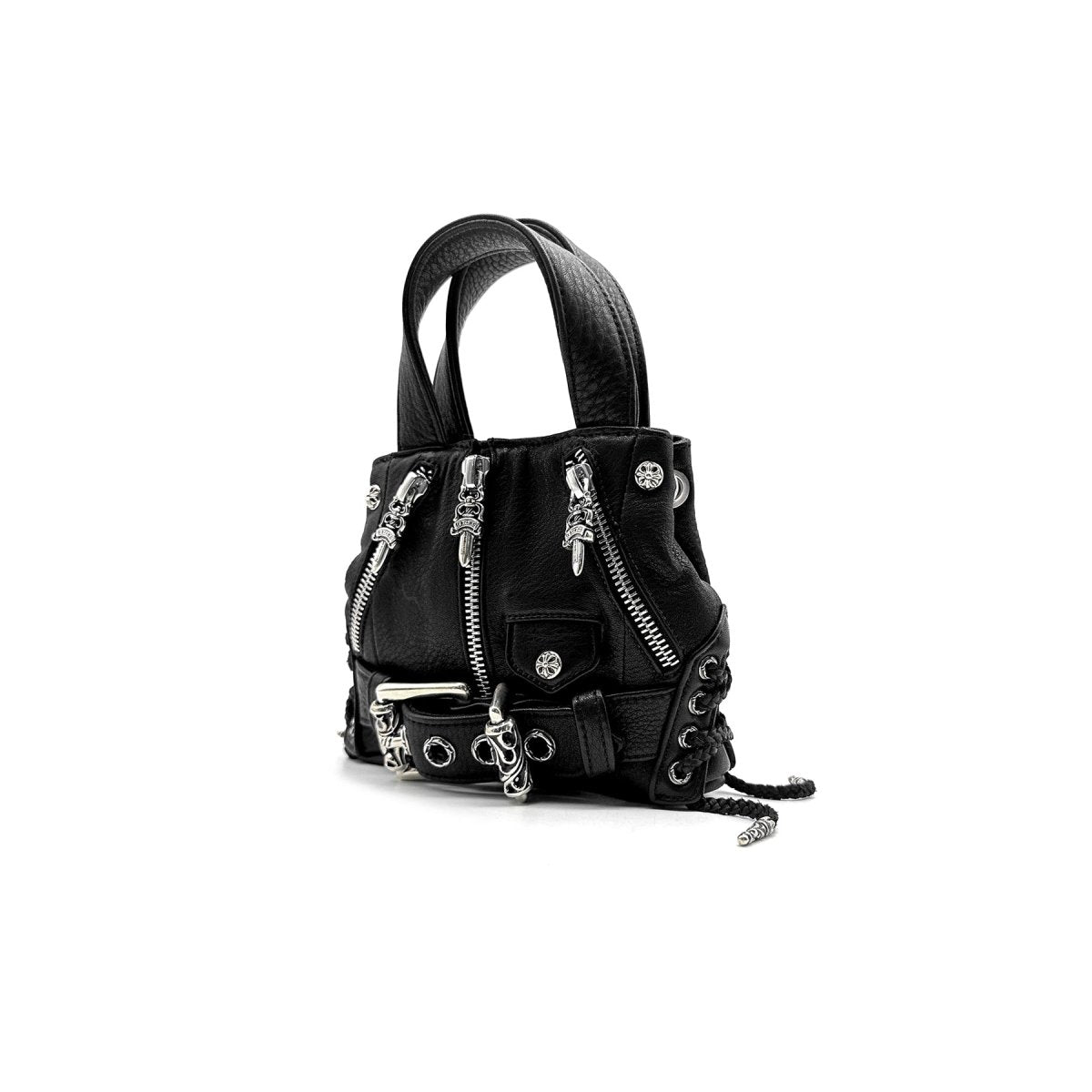 Chrome Hearts Black JJ Dean Mini Bag