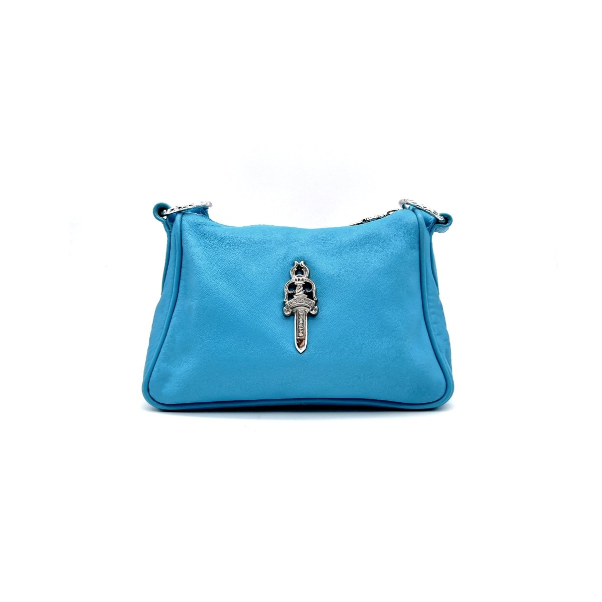Chrome Hearts Silver Dagger Blue Nugget Bag