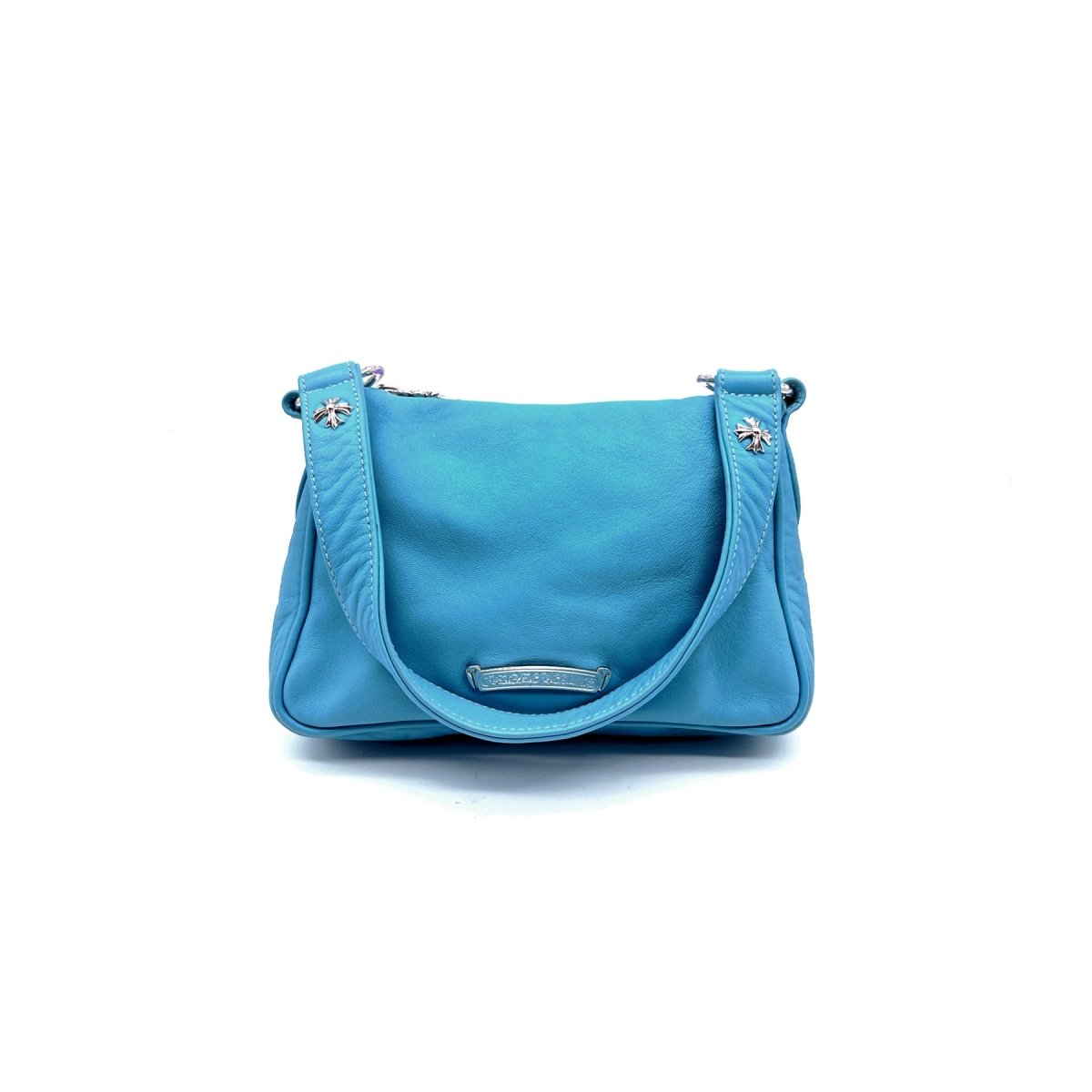 Chrome Hearts Silver Dagger Blue Nugget Bag