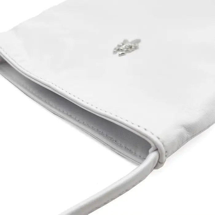 Chrome Hearts White Dracula Silver Dagger Bag