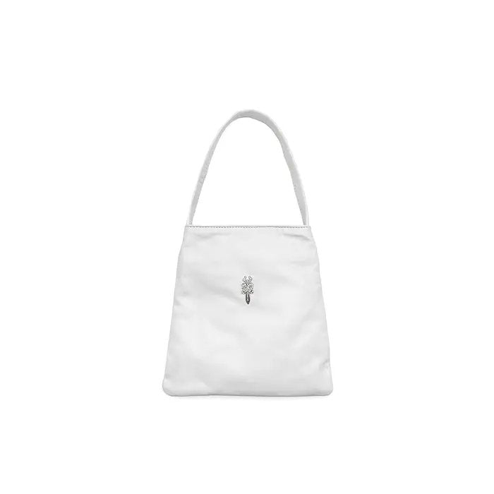 Chrome Hearts White Dracula Silver Dagger Bag