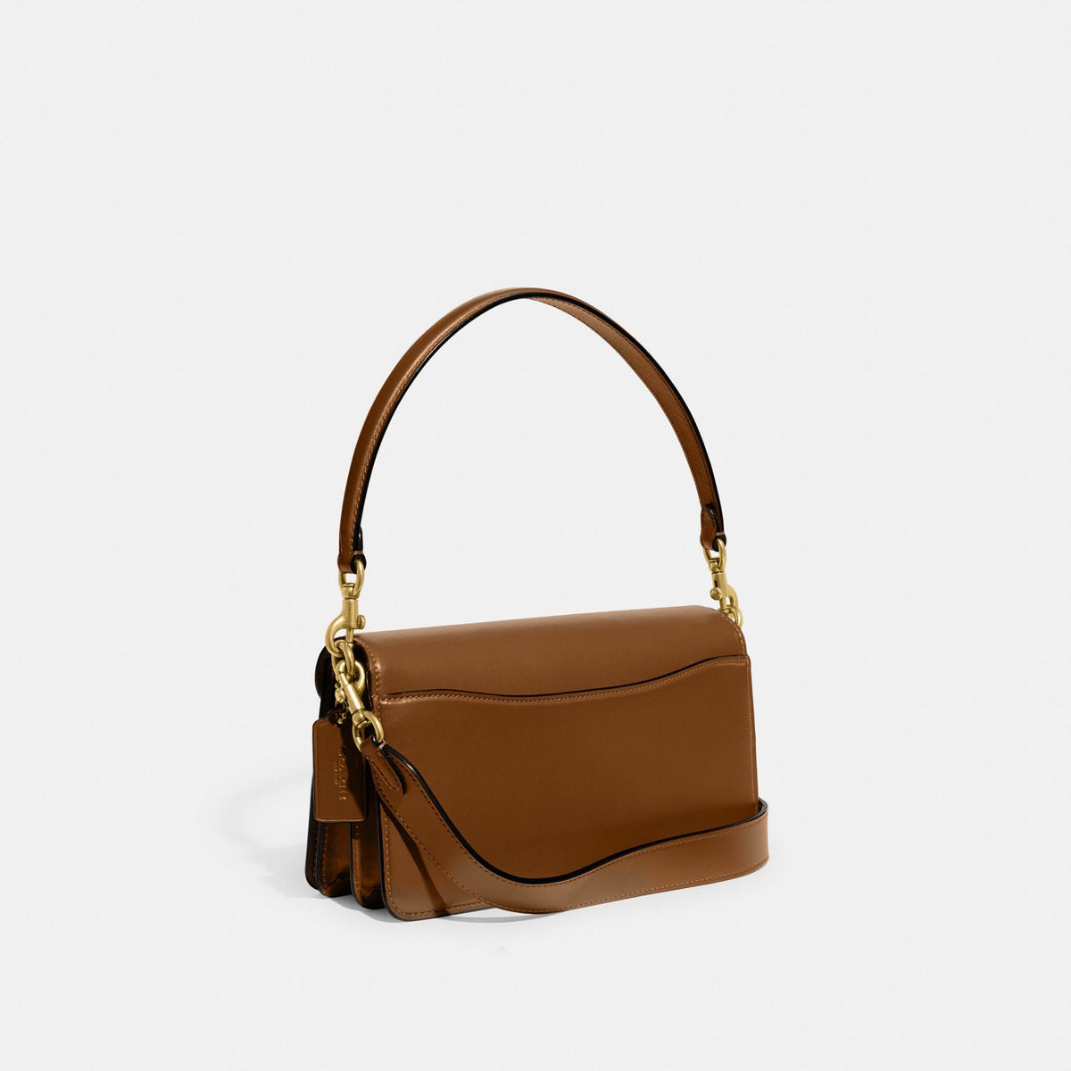 Coach Tabby Shoulder Bag 26 Signature Canvas - Brass/Tan Brown