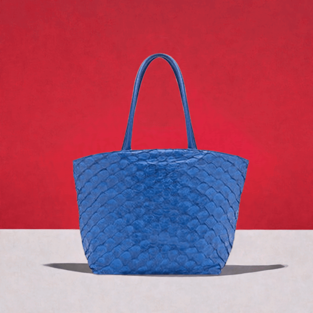 Delray Shopper - Cobalt Pirarucu