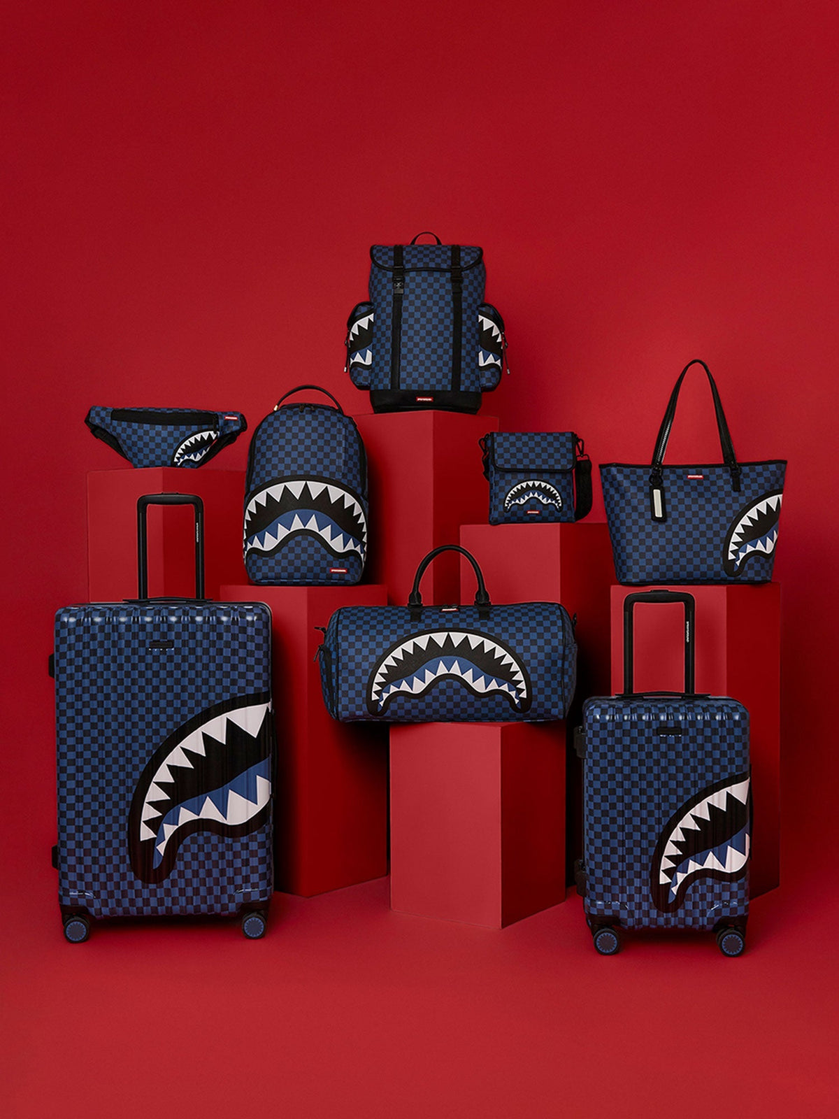 MIDNIGHT MAGIC SHARKS IN PARIS DUFFLE