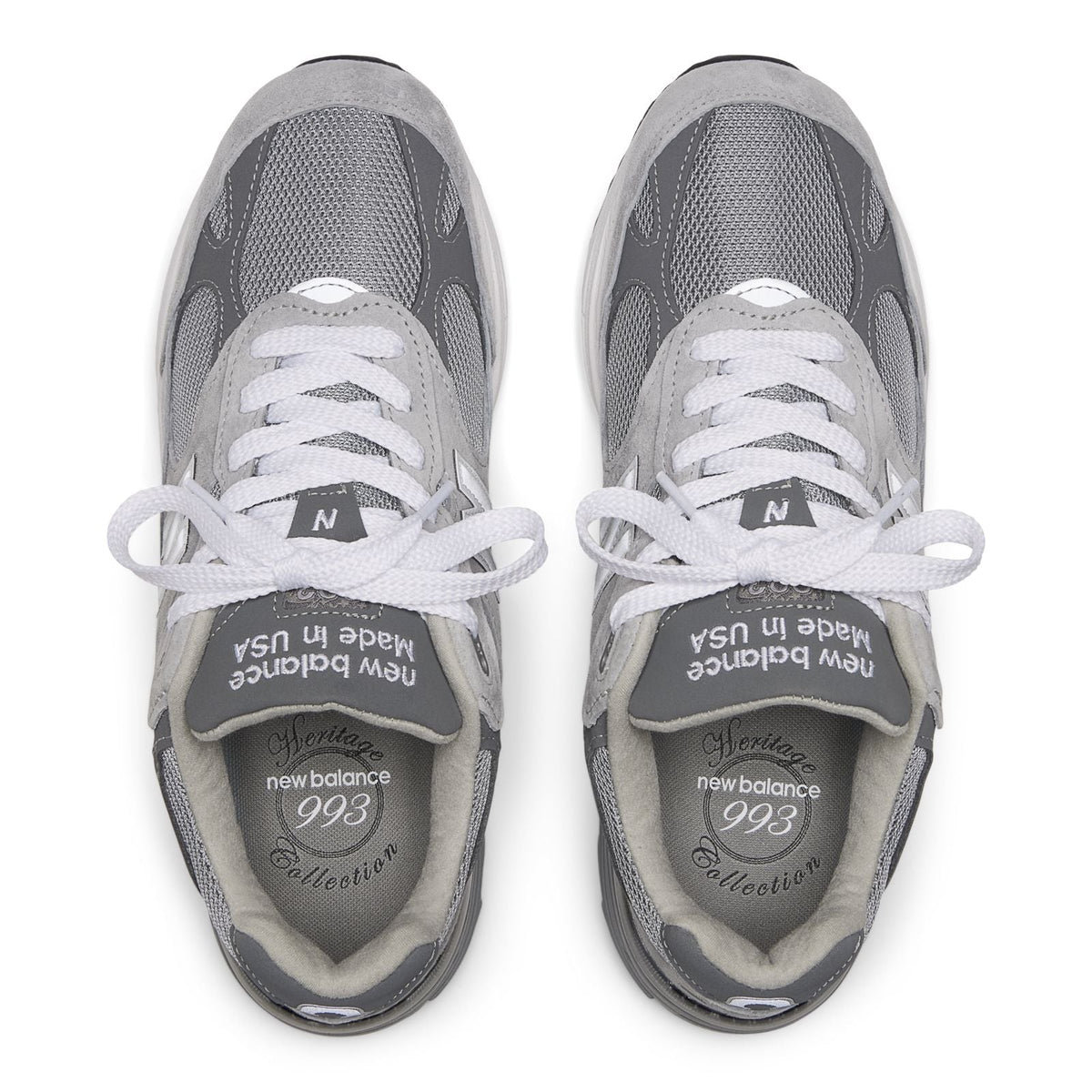 New Balance 993 Made in USA - Grey with White