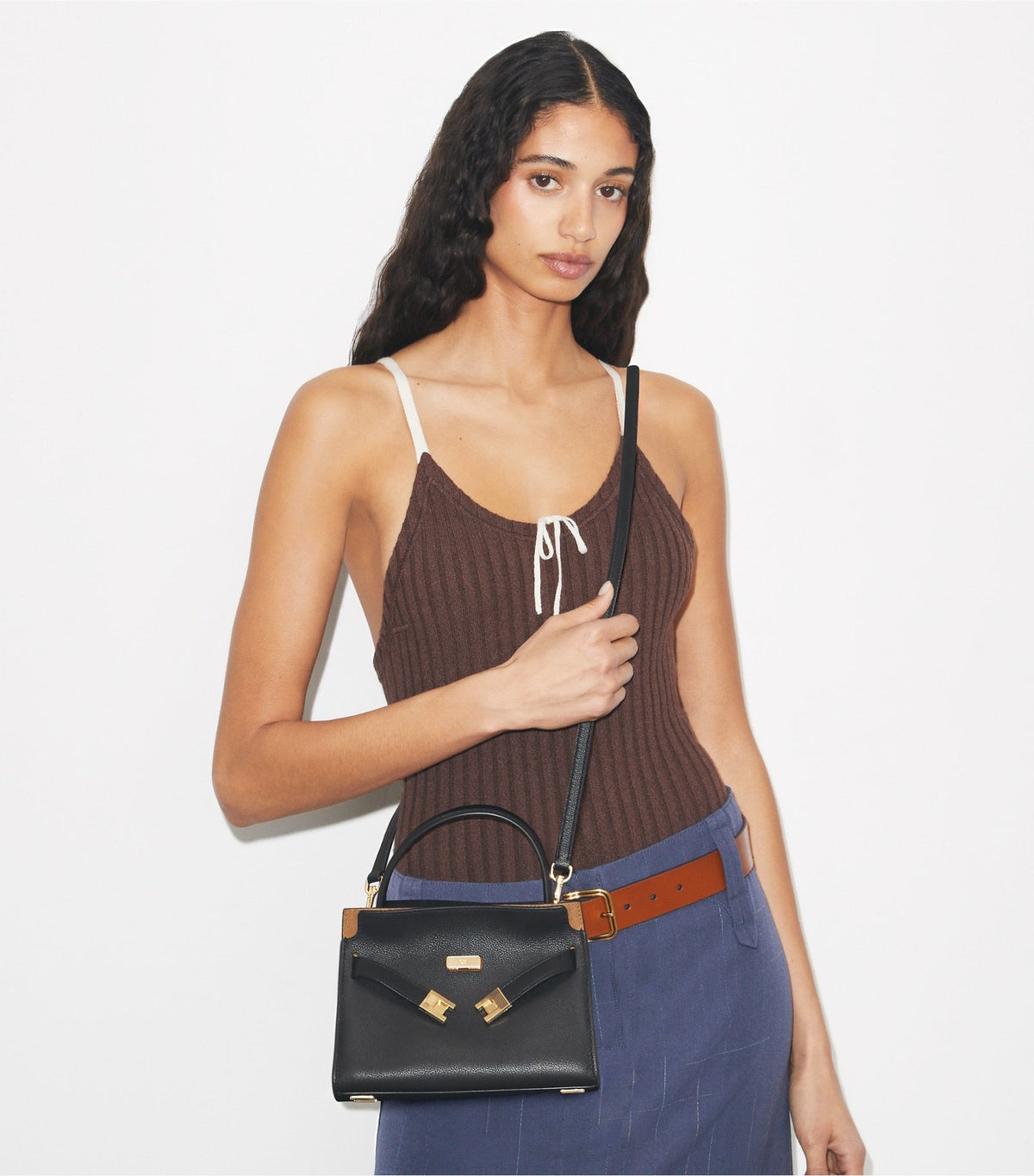 Tory Burch Lee Radziwill Petite Bag - Black