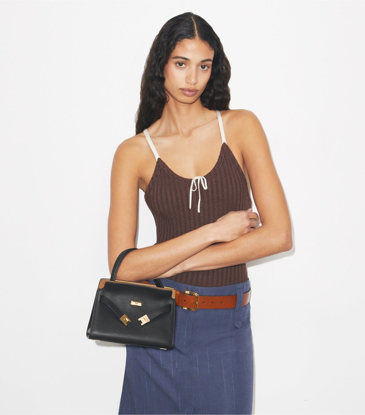 Tory Burch Lee Radziwill Petite Bag - Black