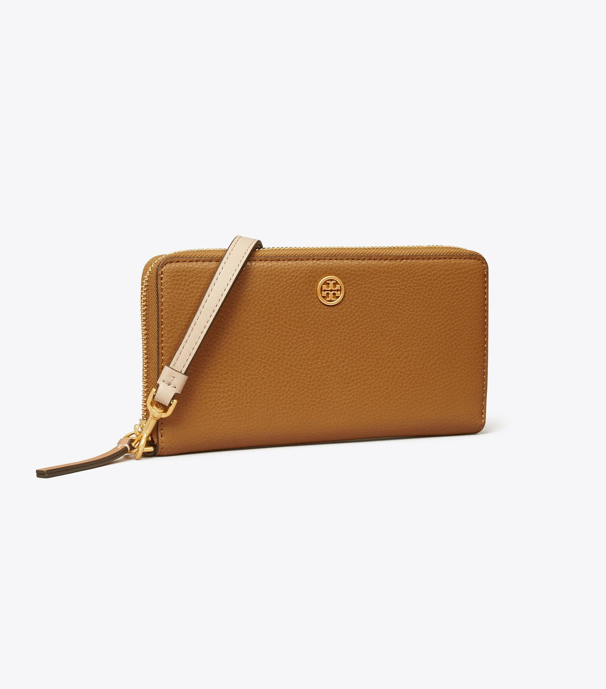 Tory Burch Robinson Zip Continental Wallet - Tiger's Eye