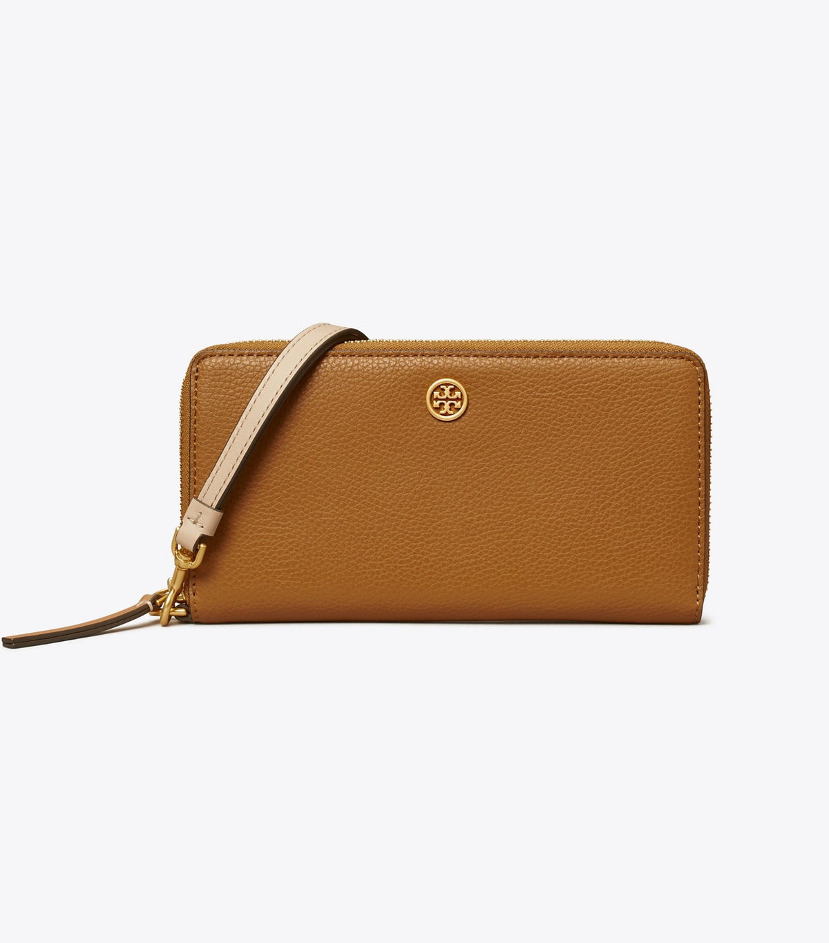 Tory Burch Robinson Zip Continental Wallet - Tiger's Eye