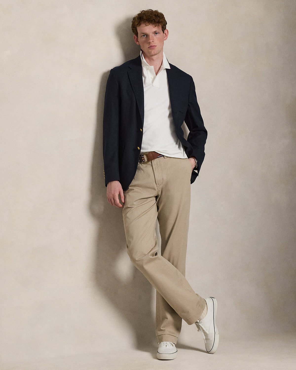Ralph Lauren Custom Slim Fit Mesh Polo - White