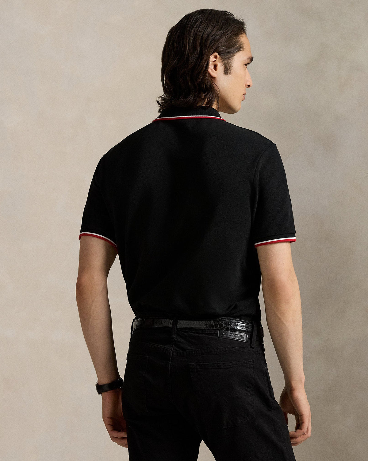Ralph Lauren Classic Fit Mesh Polo - Polo Black