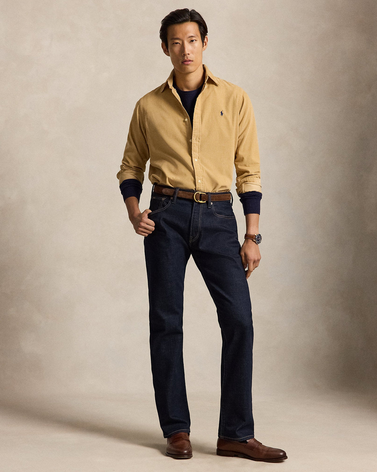 Ralph Lauren Corduroy Shirt - Classic Camel