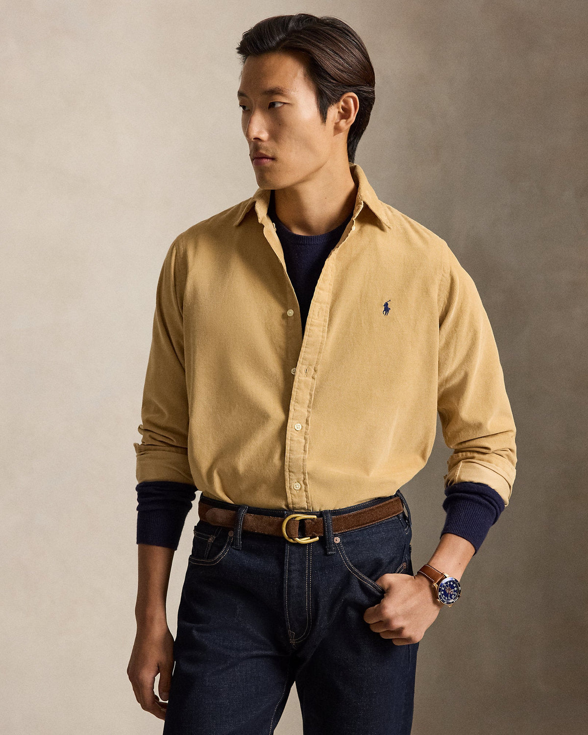 Ralph Lauren Corduroy Shirt - Classic Camel