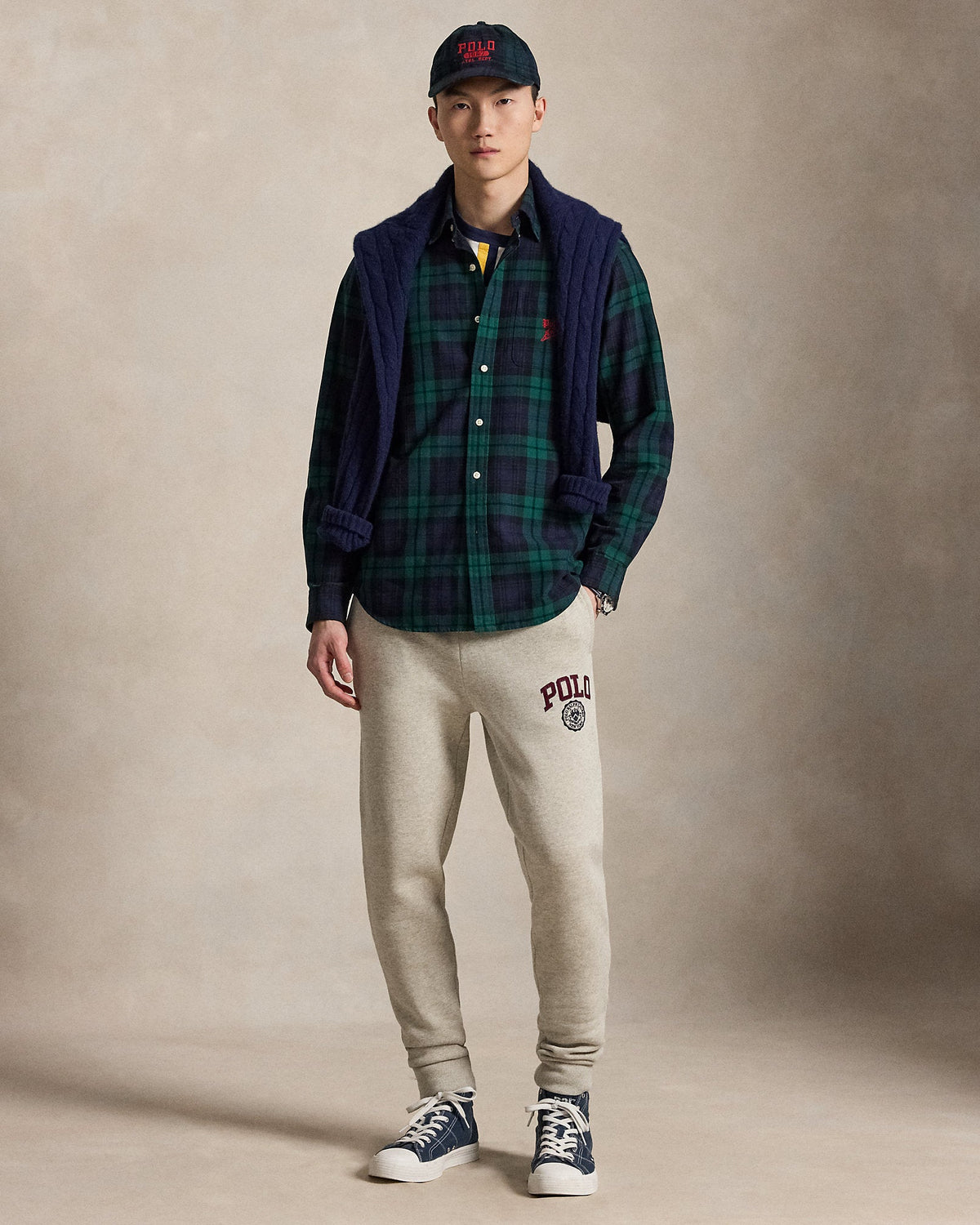 Ralph Lauren Logo Fleece Jogger - Sport Heather