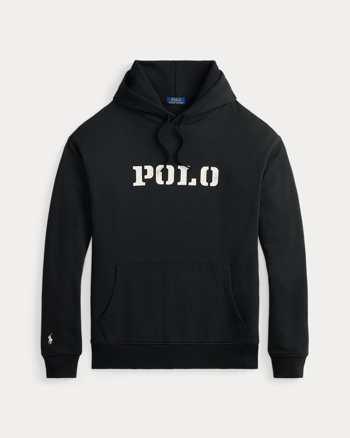 Ralph Lauren Logo Fleece Hoodie - Polo Black