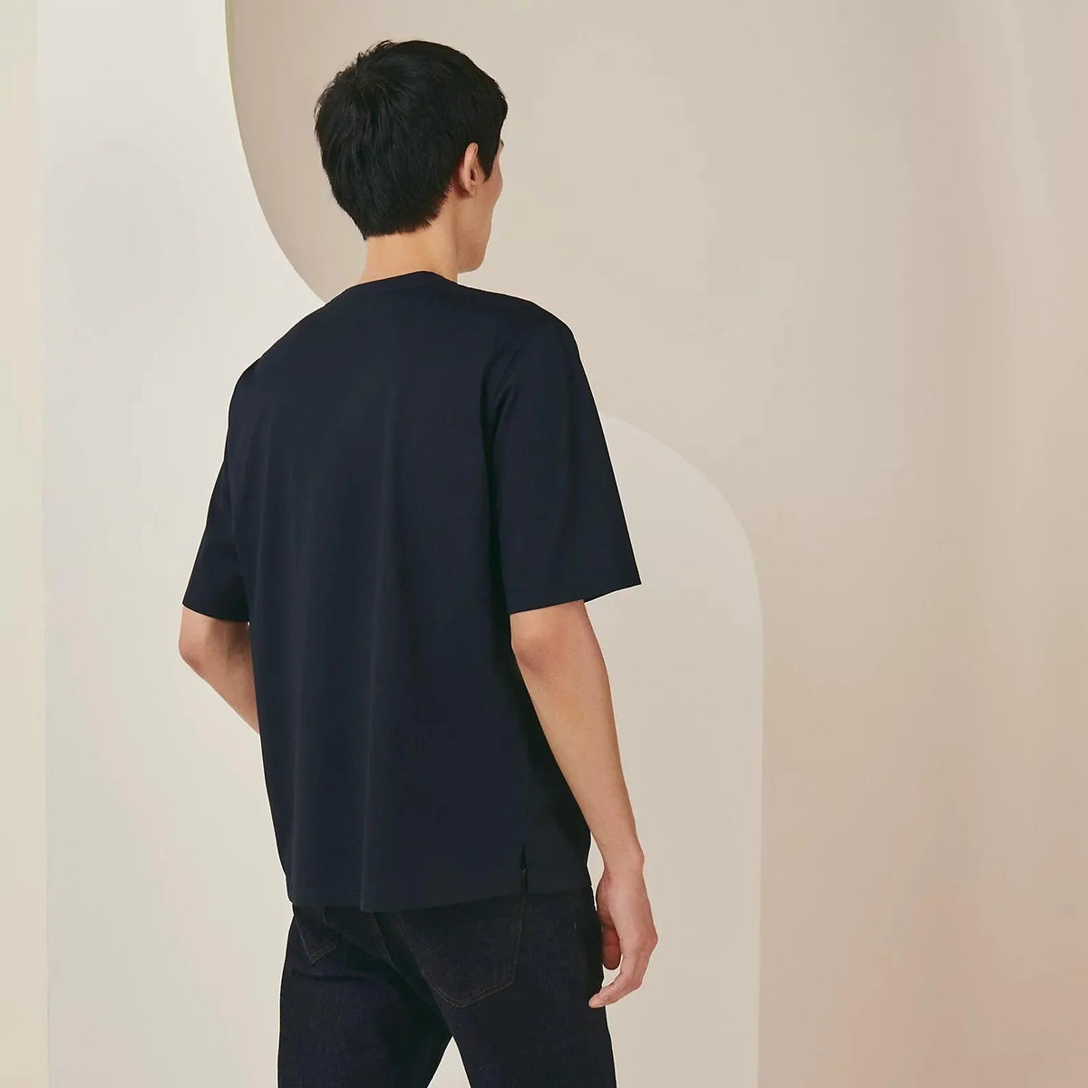HERMES Tee-shirt imprimé Mini Patch Cuir taille XS