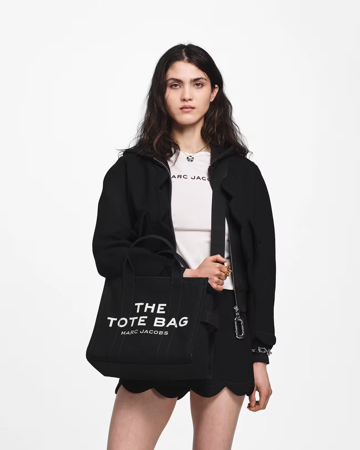 Marc Jacobs The Tote Bag Medium (Canvas) - Black